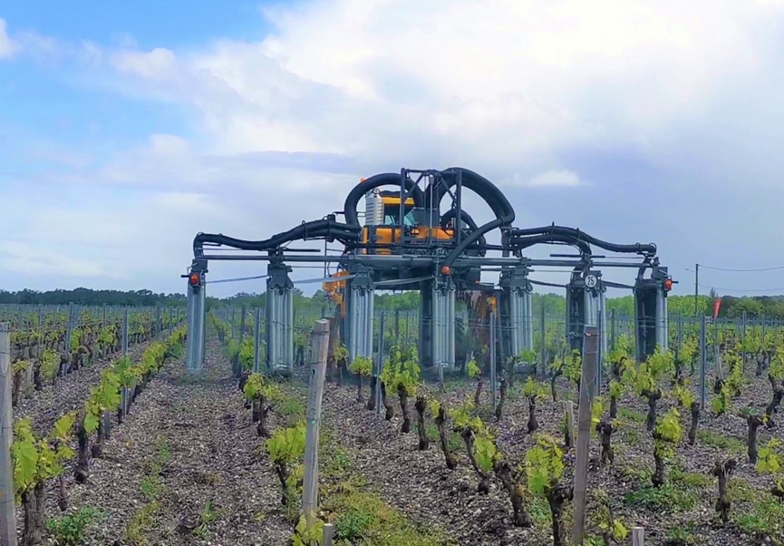 Ecoprotect Cellule S6 Gregoire traitement des vignes à leognan en prestation